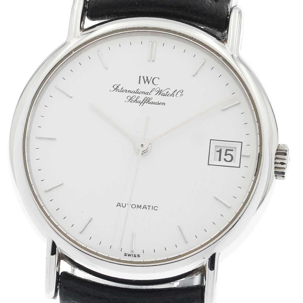 IWC Portofino Date Automatic Mens Wristwatch IW351320: IWC Portofino Date Automatic Mens Wristwatch IW351320 IWC Schaffhausen Portofino Date automatic men's wristwatch. This pre-owned watch is from Switzerland and is identified as the IW351320 model. Spec