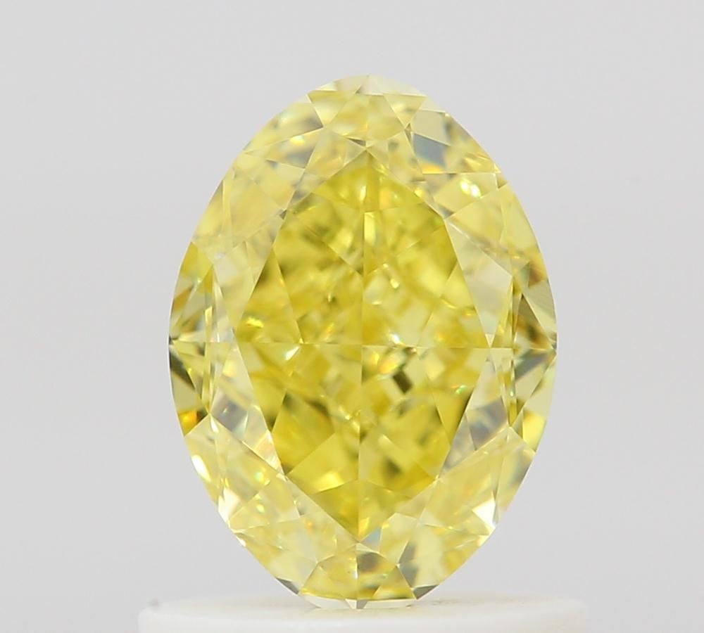 Loose Diamond - OVAL 1.0ct Fancy Intense Yellow VS2: Loose Diamond - OVAL 1.0ct Fancy Intense Yellow VS2 Source: Natural Shape: OVAL Carats: 1.0 Color: Fancy Intense Yellow Certification: GIA Video: