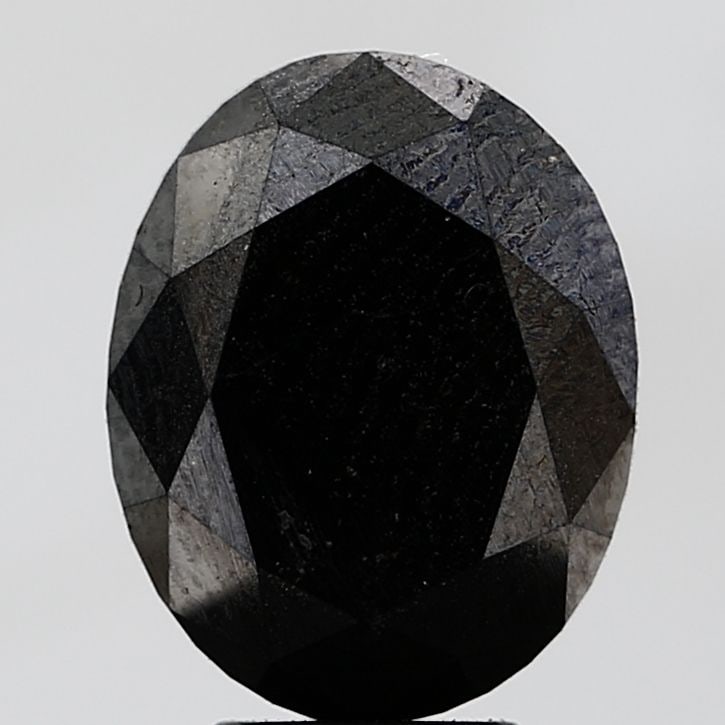 Loose Diamond - OVAL 4.93ct Black VS1: Loose Diamond - OVAL 4.93ct Black VS1 Source: Natural Shape: OVAL Carats: 4.93 Color: Black Certification: NONE Video: