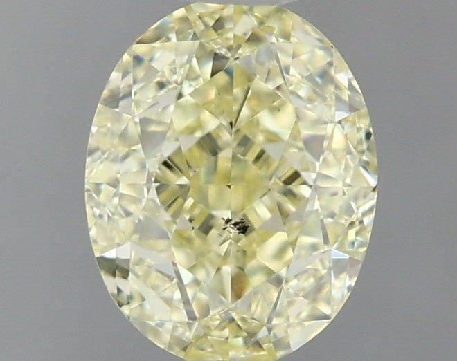Loose Diamond - OVAL 1.02ct Fancy Light Yellow SI1: Loose Diamond - OVAL 1.02ct Fancy Light Yellow SI1 Source: Natural Shape: OVAL Carats: 1.02 Color: Fancy Light Yellow Certification: GIA Video: