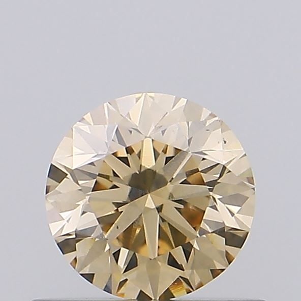 Loose Diamond - ROUND 0.54ct Fancy Light Brown VS2: Loose Diamond - ROUND 0.54ct Fancy Light Brown VS2 Source: Natural Shape: ROUND Carats: 0.54 Color: Fancy Light Brown Certification: NONE Video: