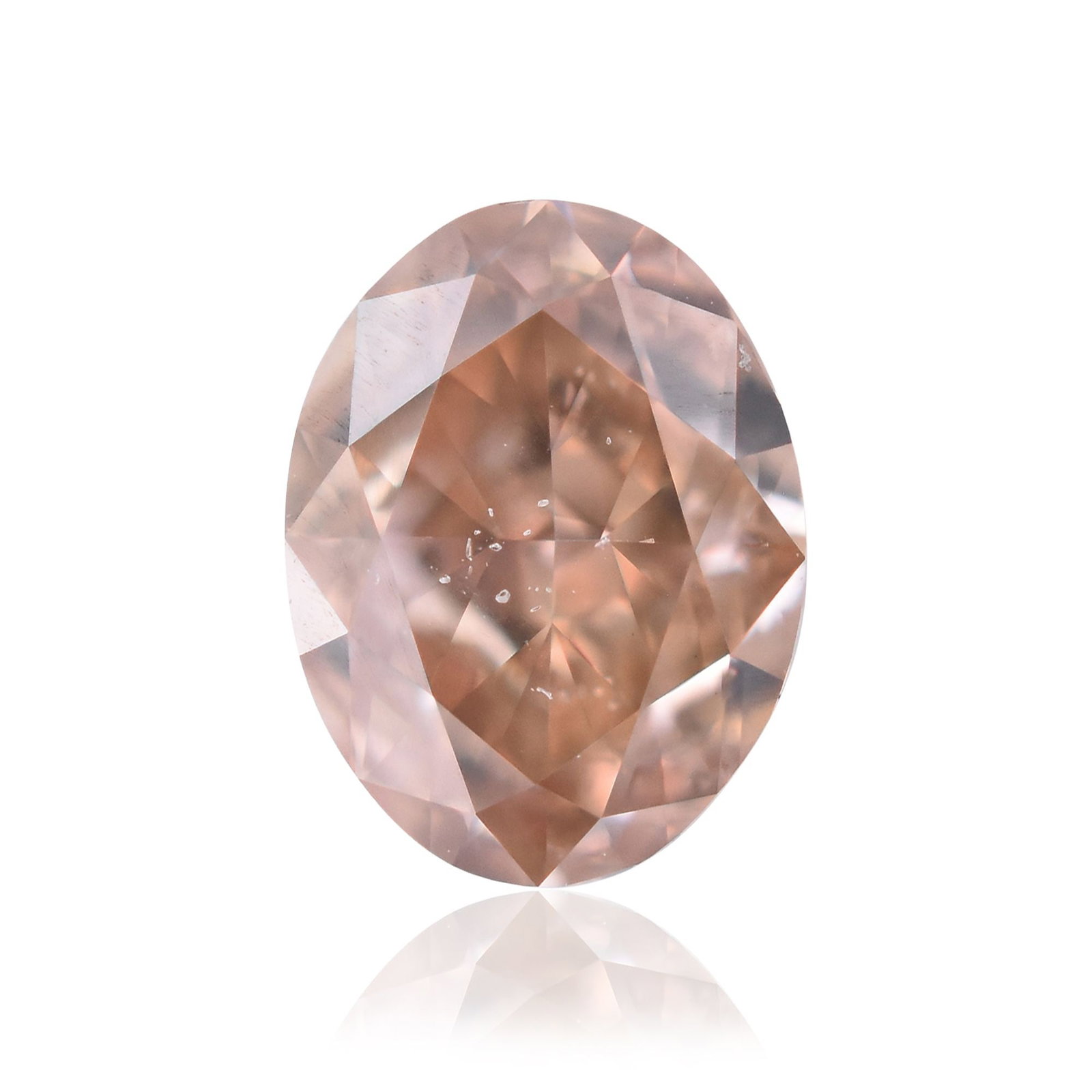Loose Diamond - OVAL 0.54ct Fancy Deep Brown Pink SI1: Loose Diamond - OVAL 0.54ct Fancy Deep Brown Pink SI1 Source: Natural Shape: OVAL Carats: 0.54 Color: Fancy Deep Brown Pink Certification: GIA Video: