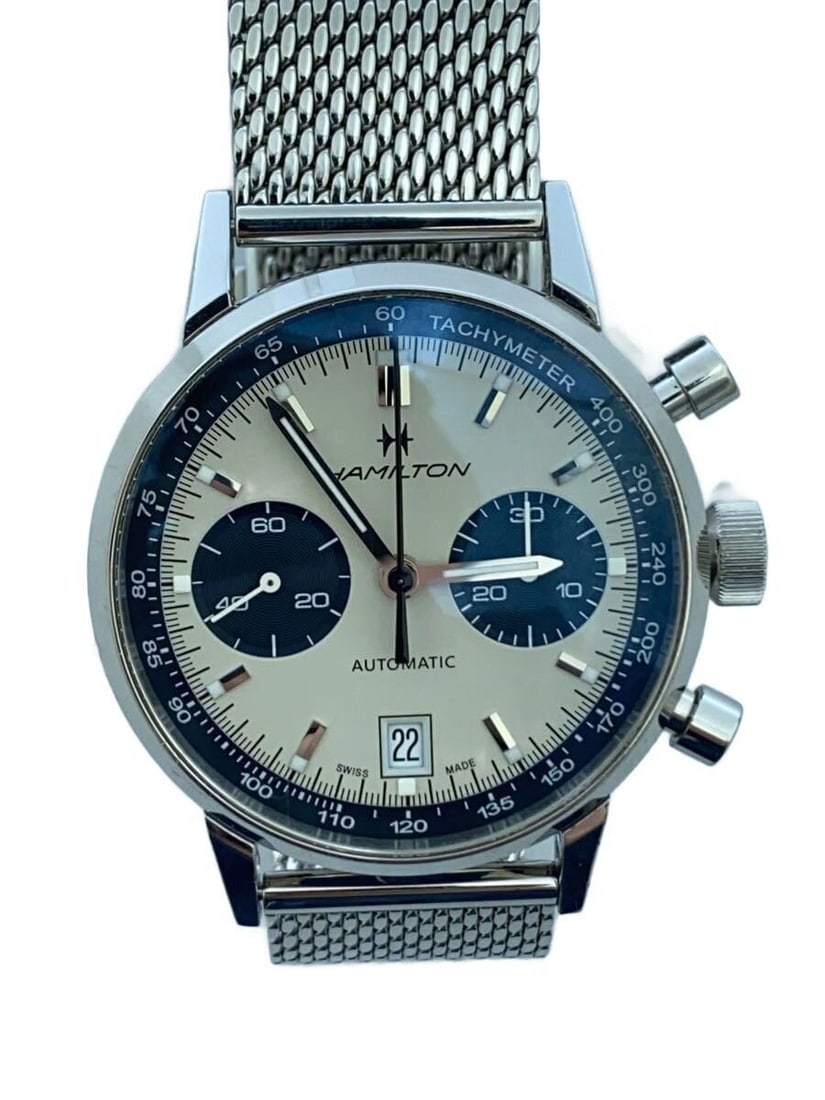 Hamilton Intra-Matic Auto Chronograph Stainless Steel Men's Wristwatch (1 of 7)