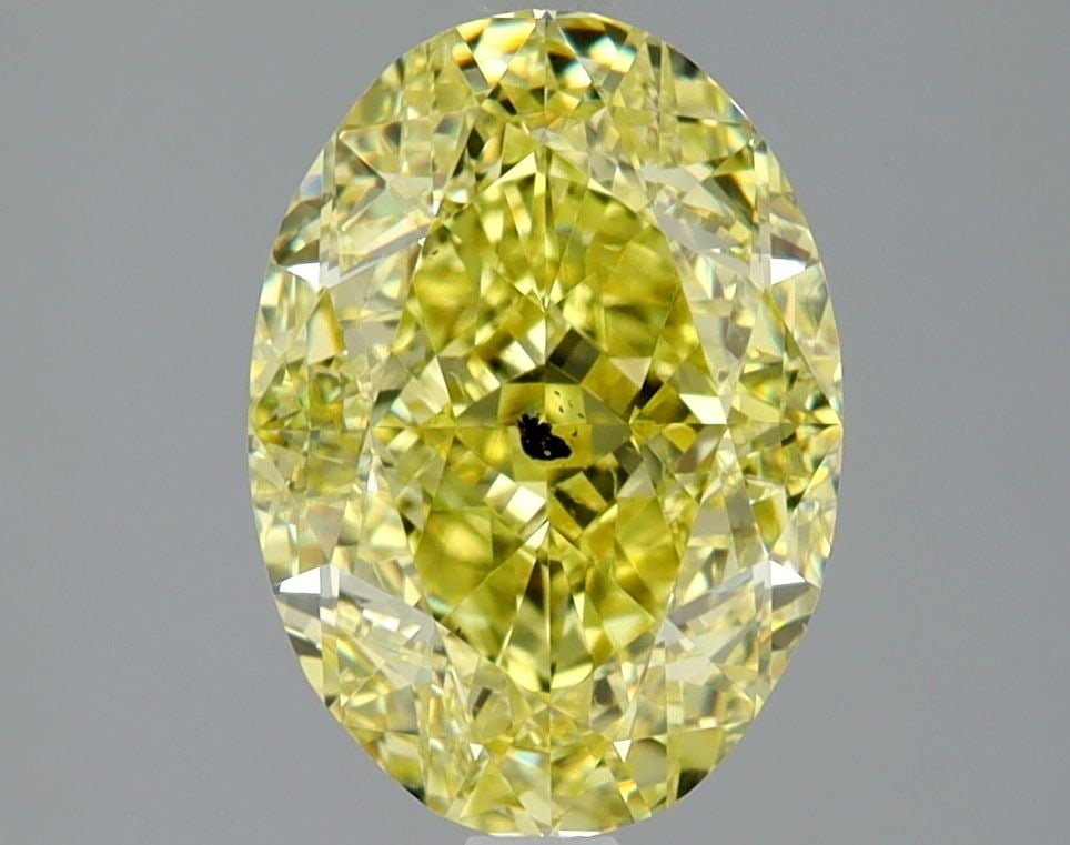 Loose Diamond - OVAL 3.06ct Fancy Intense Yellow SI2: Loose Diamond - OVAL 3.06ct Fancy Intense Yellow SI2 Source: Natural Shape: OVAL Carats: 3.06 Color: Fancy Intense Yellow Certification: GIA Video: