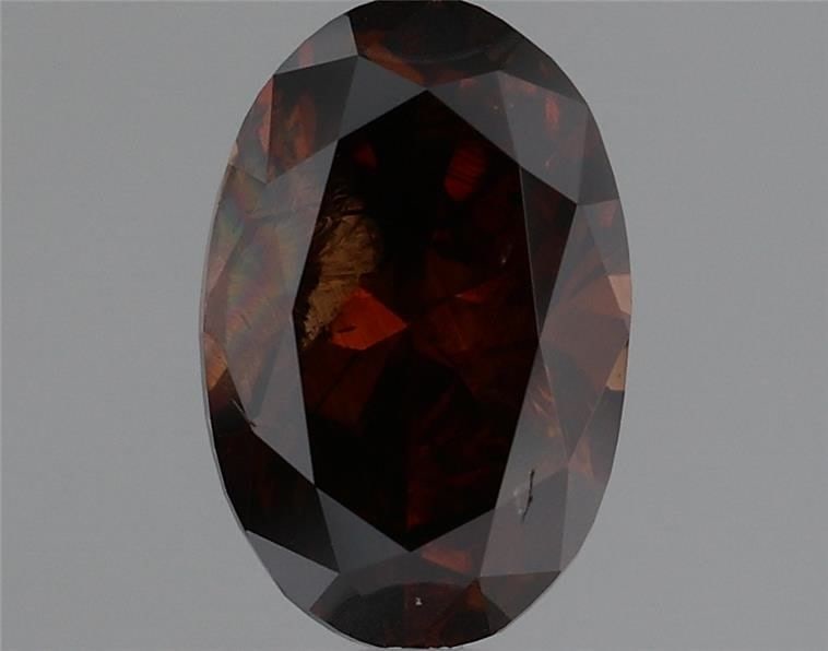 Loose Diamond - OVAL 1.15ct Fancy Dark Orangey Brown: Loose Diamond - OVAL 1.15ct Fancy Dark Orangey Brown Source: Natural Shape: OVAL Carats: 1.15 Color: Fancy Dark Orangey Brown Certification: GIA Video: