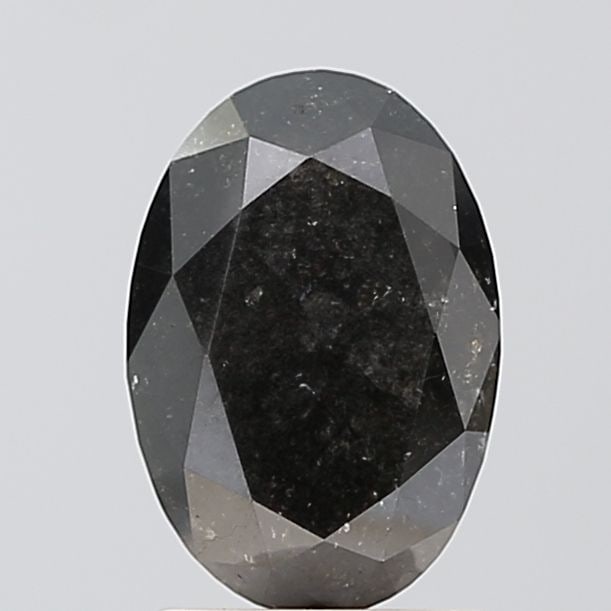 Loose Diamond - OVAL 1.93ct Black VVS2: Loose Diamond - OVAL 1.93ct Black VVS2 Source: Natural Shape: OVAL Carats: 1.93 Color: Black Certification: NONE Video: