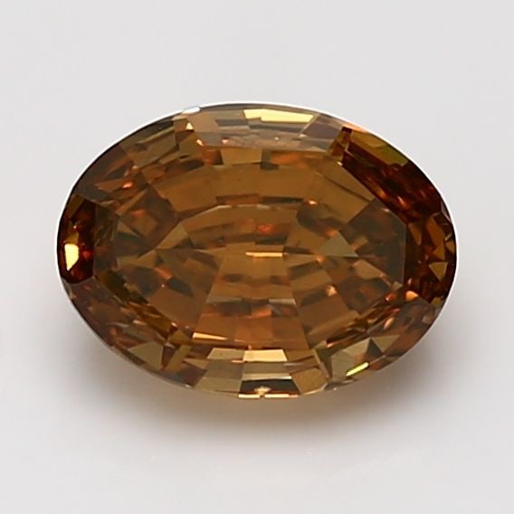 Loose Diamond - OVAL 2.02ct Fancy Deep Brownish Yellowish Orange VS1 (1 of 1)