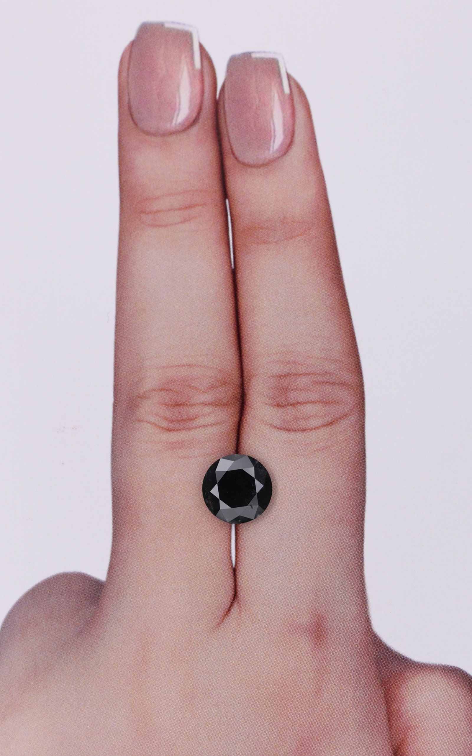 Loose Diamond - ROUND 2.45ct Fancy Black VVS2: Loose Diamond - ROUND 2.45ct Fancy Black VVS2 Source: Natural Shape: ROUND Carats: 2.45 Color: Fancy Black Certification: GIA Video: