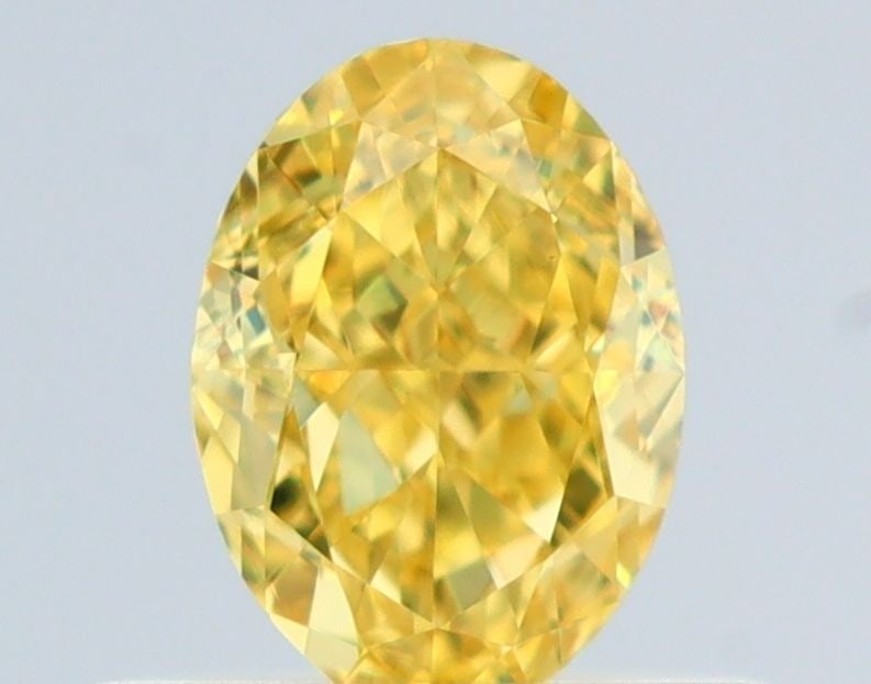Loose Diamond - OVAL 0.5ct Fancy Vivid Yellow VS1: Loose Diamond - OVAL 0.5ct Fancy Vivid Yellow VS1 Source: Natural Shape: OVAL Carats: 0.5 Color: Fancy Vivid Yellow Certification: GIA The Diamond Depot Guarantee: All items in this auction are guaran