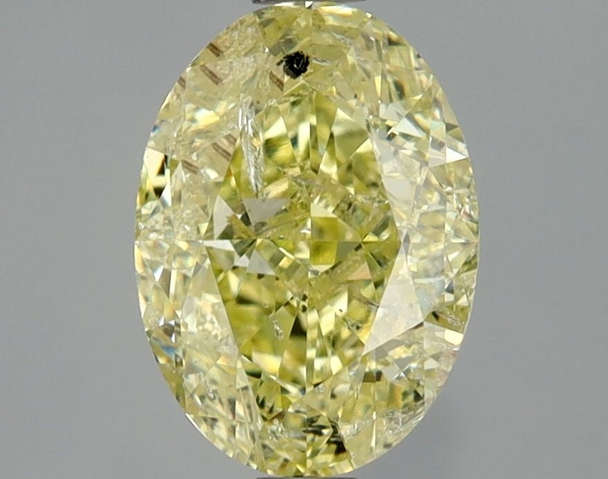 Loose Diamond - OVAL 2.01ct Fancy Yellow I2: Loose Diamond - OVAL 2.01ct Fancy Yellow I2 Source: Natural Shape: OVAL Carats: 2.01 Color: Fancy Yellow Certification: GIA Video: