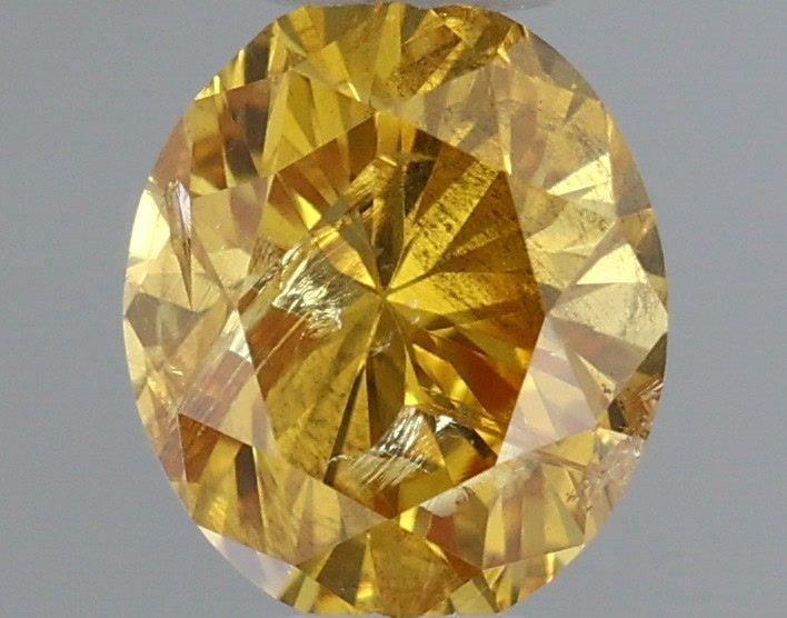 Loose Diamond - OVAL 0.4ct Fancy Deep Orangey Yellow: Loose Diamond - OVAL 0.4ct Fancy Deep Orangey Yellow Source: Natural Shape: OVAL Carats: 0.4 Color: Fancy Deep Orangey Yellow Certification: GIA Video: