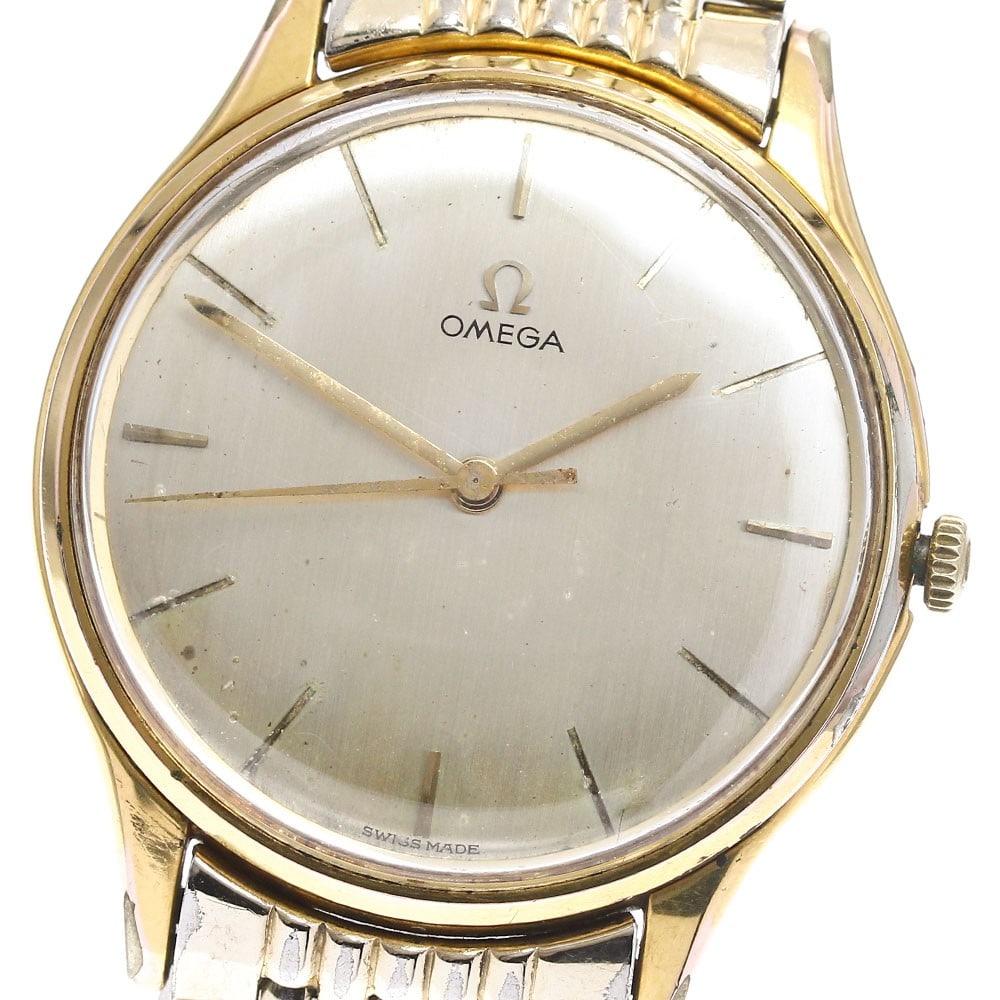 Omega Cal.600 Manual Wind Men's Wristwatch BK14757.61.SC: Omega Cal.600 Manual Wind Men's Wristwatch BK14757.61.SC This OMEGA BK14757.61.SC men's wristwatch features a manual winding movement and a silver dial. The case and bracelet are crafted from stainles
