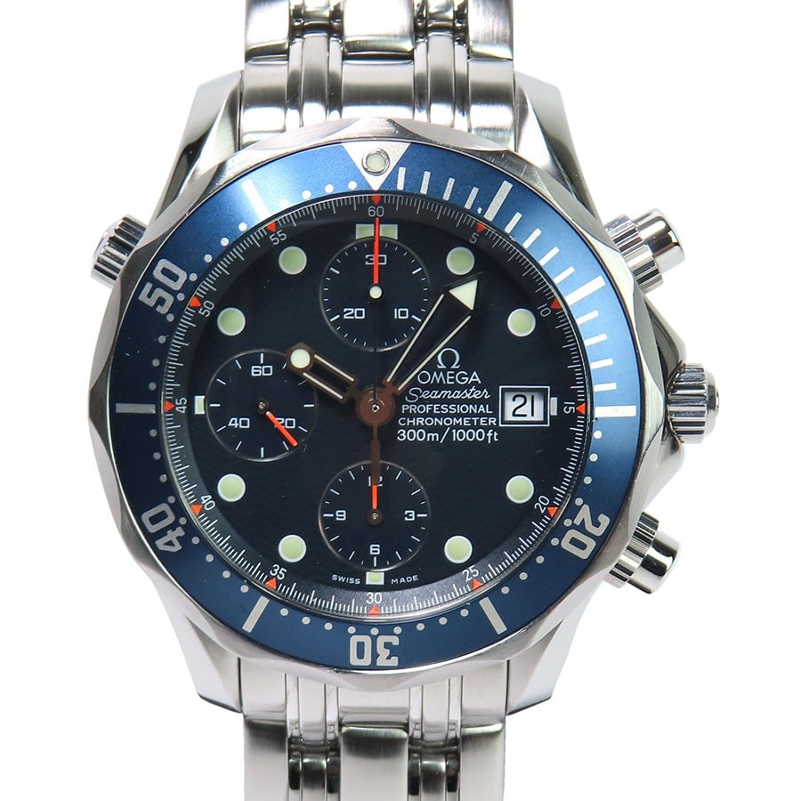 OMEGA men's Seamaster 300 chronograph wristwatch 2599.80 (1 of 16)