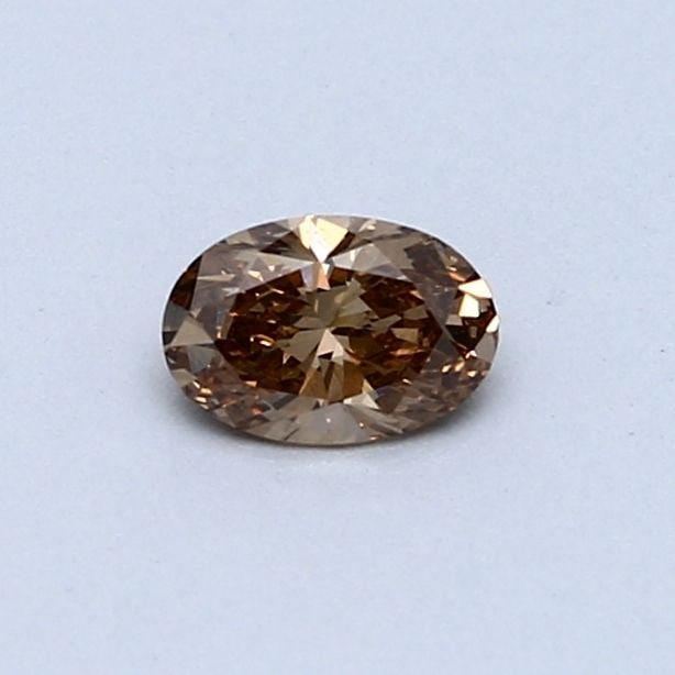 Loose Diamond - OVAL 0.28ct Fancy Orangey Brown VS2: Loose Diamond - OVAL 0.28ct Fancy Orangey Brown VS2 Source: Natural Shape: OVAL Carats: 0.28 Color: Fancy Orangey Brown Certification: NONE Video: