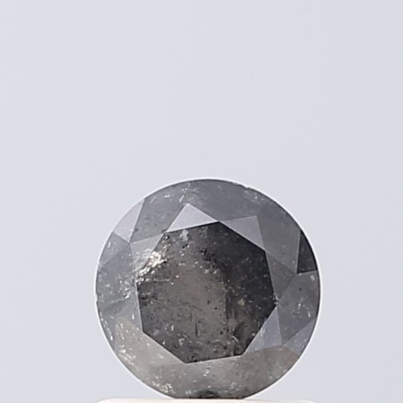 Loose Diamond - ROUND 0.66ct Salt and Pepper VVS2: Loose Diamond - ROUND 0.66ct Salt and Pepper VVS2 Source: Natural Shape: ROUND Carats: 0.66 Color: Salt and Pepper Certification: NONE Video: