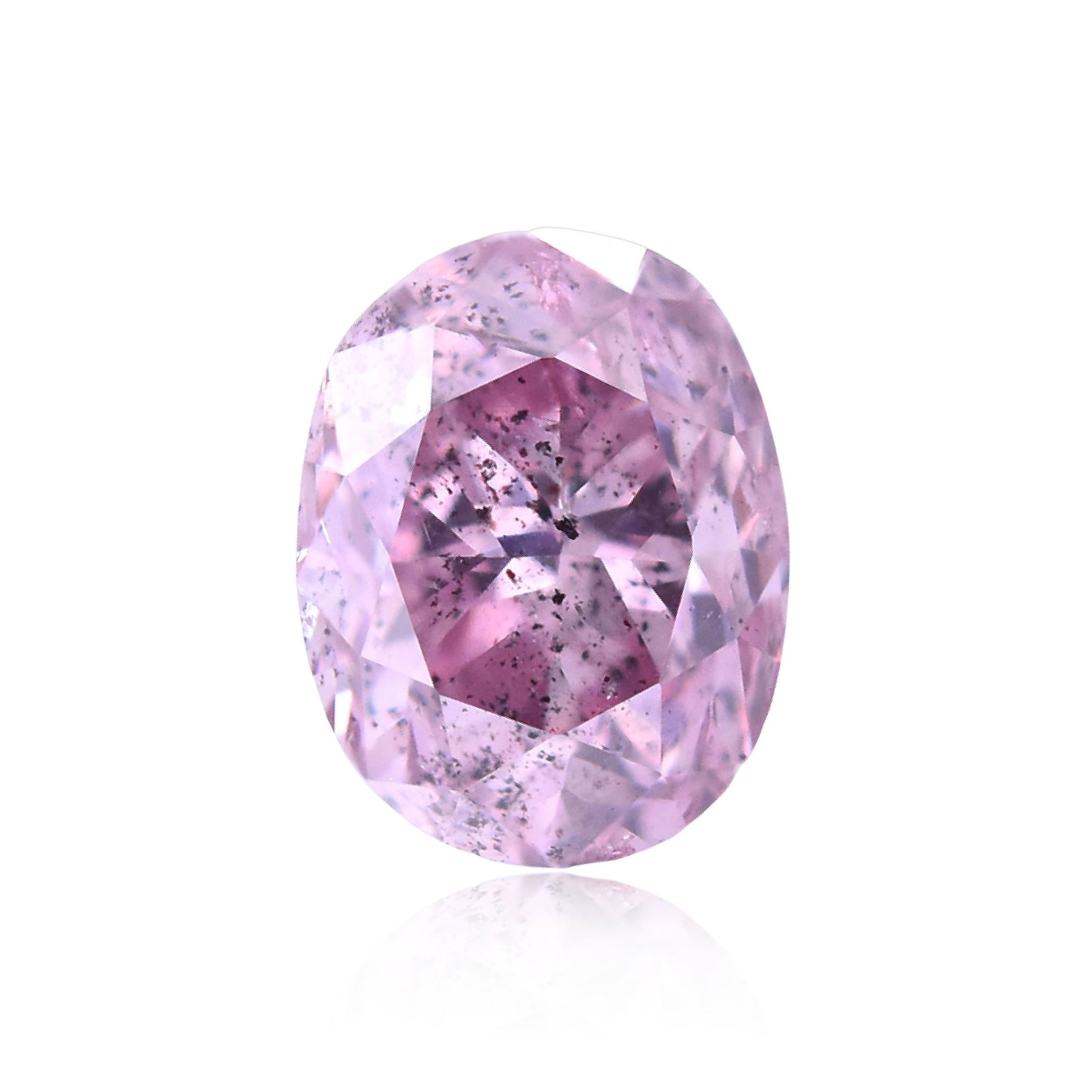 Loose Diamond - OVAL 0.58ct Fancy Purple Pink I1: Loose Diamond - OVAL 0.58ct Fancy Purple Pink I1 Source: Natural Shape: OVAL Carats: 0.58 Color: Fancy Purple Pink Certification: GIA Video: