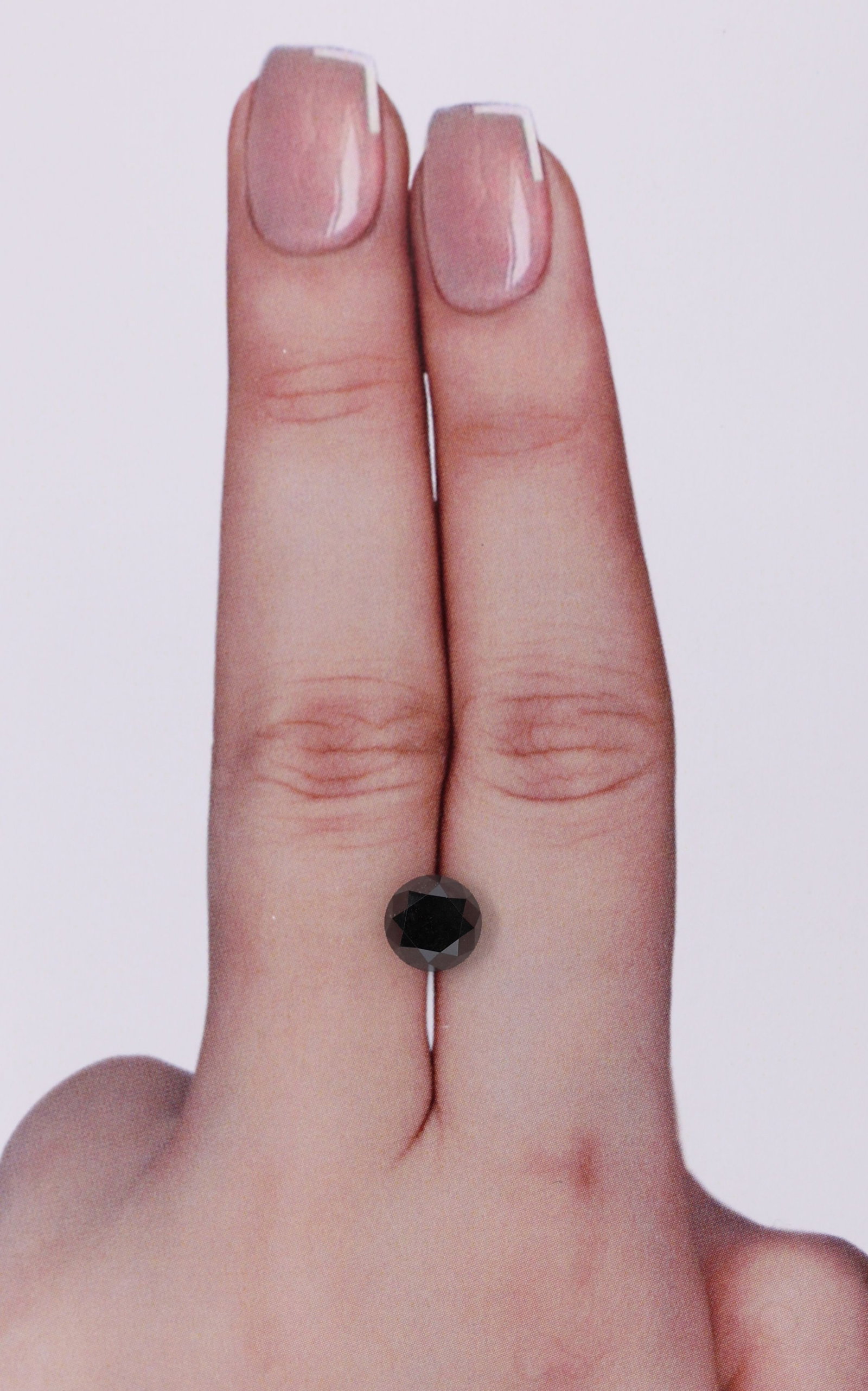 Loose Diamond - ROUND 1.49ct Fancy Black VVS2: Loose Diamond - ROUND 1.49ct Fancy Black VVS2 Source: Natural Shape: ROUND Carats: 1.49 Color: Fancy Black Certification: GIA Video: