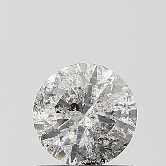 Loose Diamond - ROUND 0.53ct Salt and Pepper VVS2: Loose Diamond - ROUND 0.53ct Salt and Pepper VVS2 Source: Natural Shape: ROUND Carats: 0.53 Color: Salt and Pepper Certification: NONE Video: