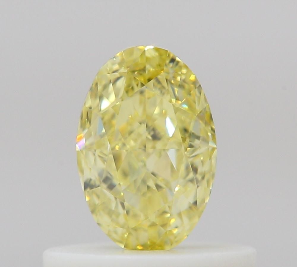 Loose Diamond - OVAL 0.5ct Fancy Intense Yellow VS1: Loose Diamond - OVAL 0.5ct Fancy Intense Yellow VS1 Source: Natural Shape: OVAL Carats: 0.5 Color: Fancy Intense Yellow Certification: GIA The Diamond Depot Guarantee: All items in this auction are gu