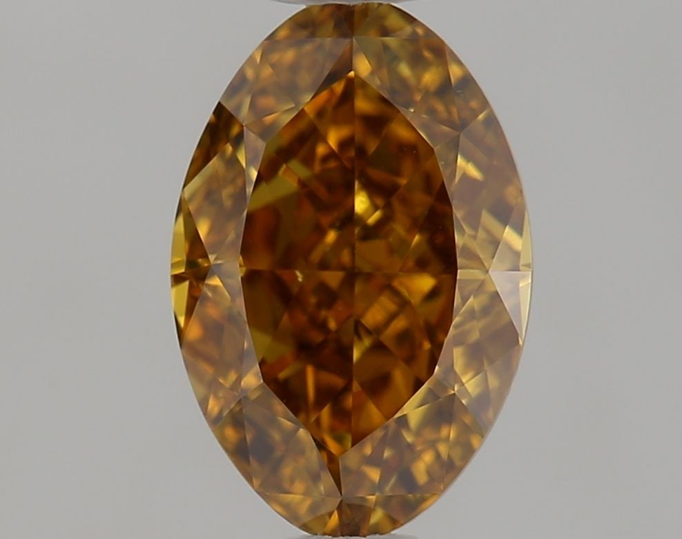 Loose Diamond - OVAL 0.9ct Fancy Deep Brownish Orangey Yellow VS2: Loose Diamond - OVAL 0.9ct Fancy Deep Brownish Orangey Yellow VS2 Source: Natural Shape: OVAL Carats: 0.9 Color: Fancy Deep Brownish Orangey Yellow Certification: GIA Video: