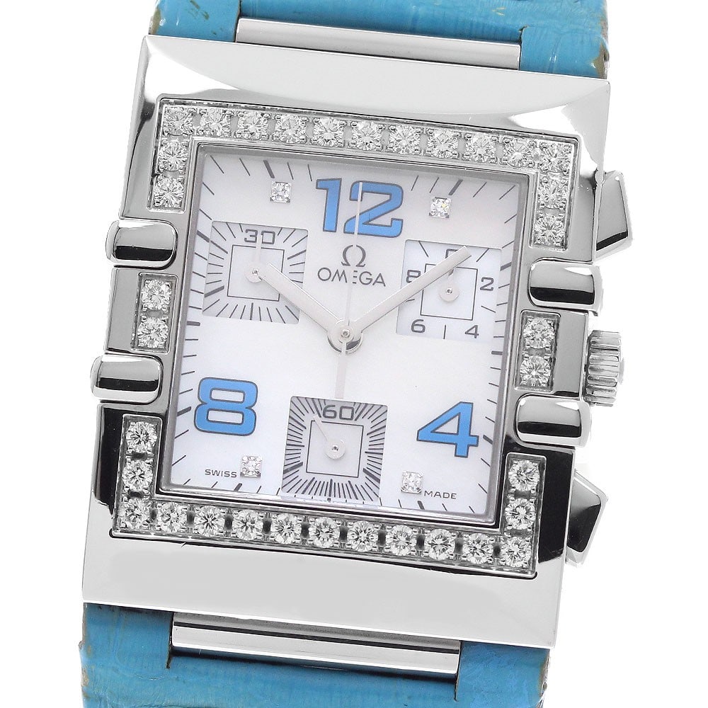 OMEGA Constellation Quadra 1847.76.61 Women's Quartz Chronograph Watch (1 of 7)