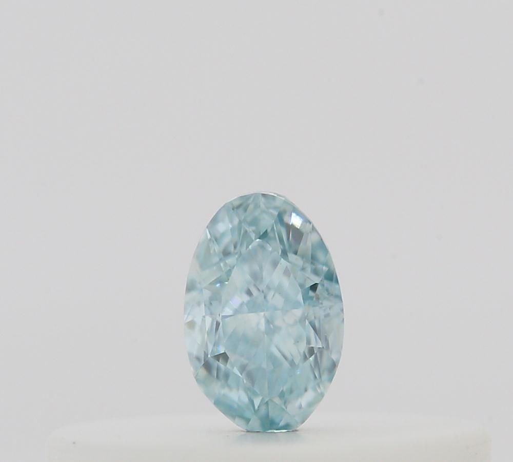 Loose Diamond - OVAL 0.08ct Fancy Intense Green Blue: Loose Diamond - OVAL 0.08ct Fancy Intense Green Blue Source: Natural Shape: OVAL Carats: 0.08 Color: Fancy Intense Green Blue Certification: GIA Video:
