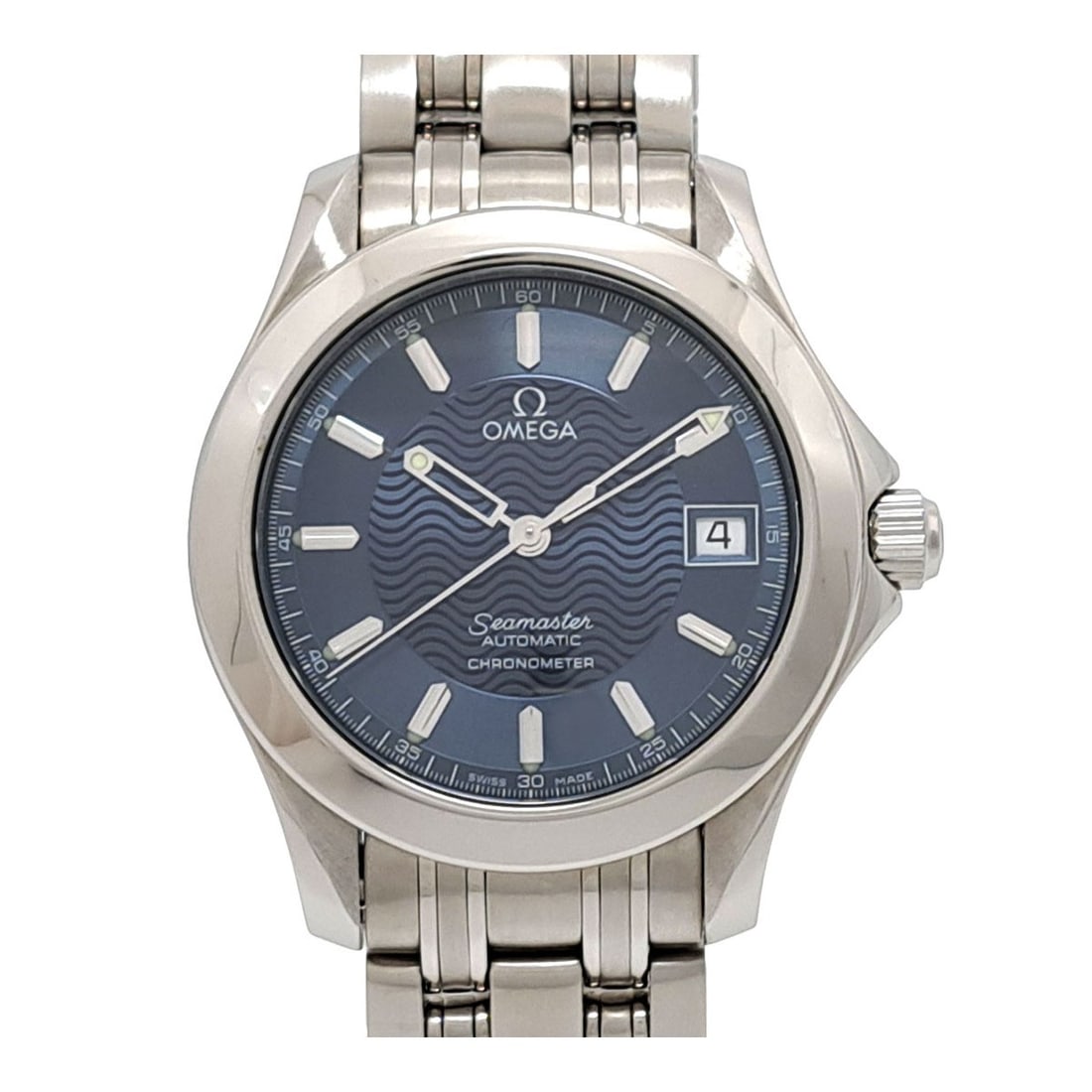 Omega Seamaster 120M Automatic Men's Wristwatch Full Set: Omega Seamaster 120M Automatic Men's Wristwatch Full Set This OMEGA Seamaster 120M 2501.81 is a Swiss-made automatic men's wristwatch. It is pre-owned and comes as a full set. The watch is designed fo