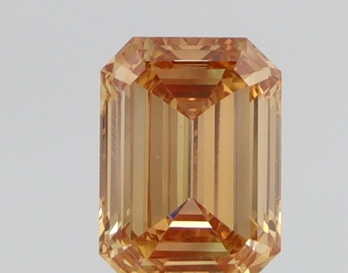 Loose Diamond - EMERALD 0.83ct Fancy Brown VS2