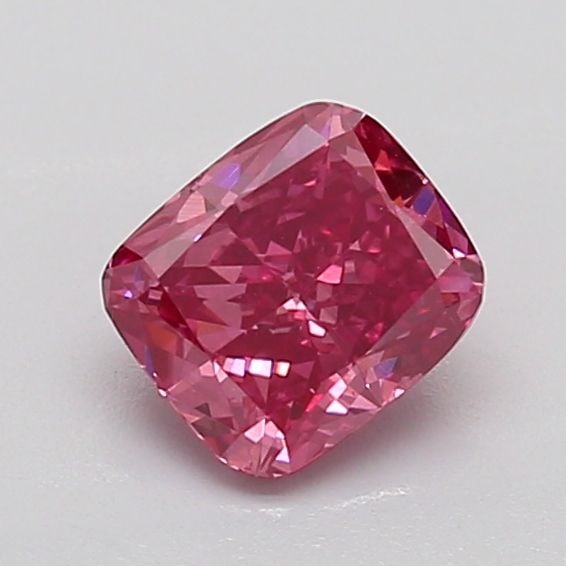 Loose Diamond - CUSHION MODIFIED 0.78ct Fancy Vivid Pink VS2