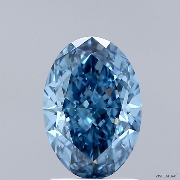 Loose Diamond - OVAL 1.51ct Fancy Vivid Blue VS2