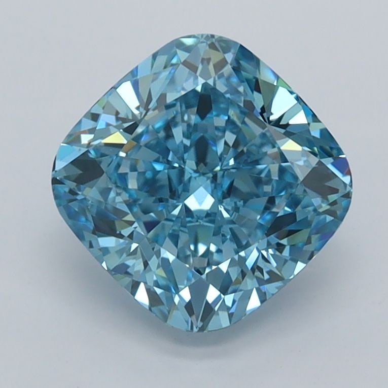 Loose Diamond - CUSHION MODIFIED 2.03ct Fancy Vivid Blue VVS2