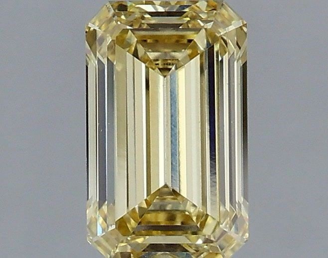 Loose Diamond - EMERALD 1.01ct Fancy Yellow VS1