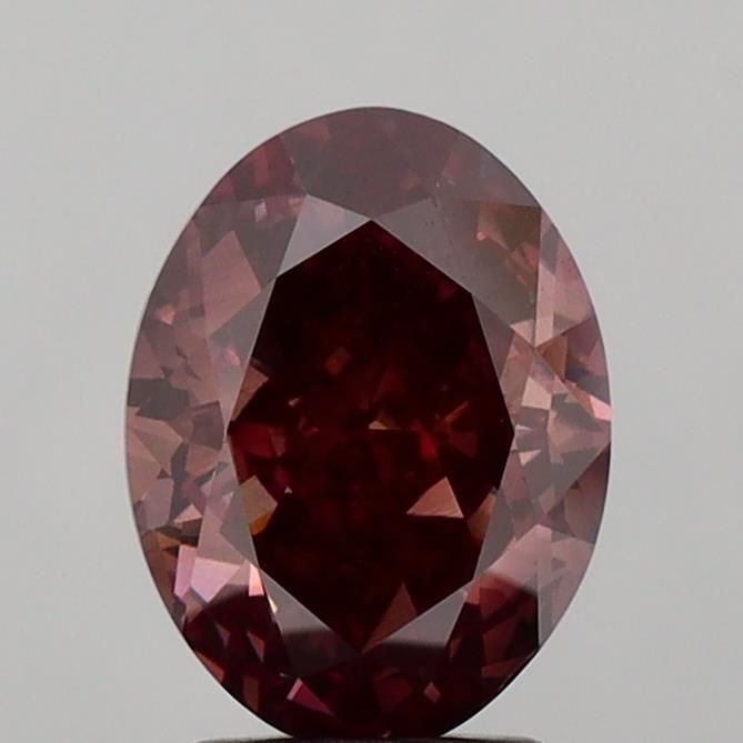 Loose Diamond - OVAL 3.31ct Fancy Deep Pink VS2