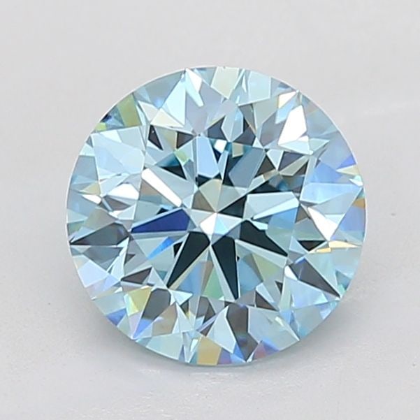 Ideal Loose Diamond - ROUND 2.52ct Fancy Vivid Blue VVS2