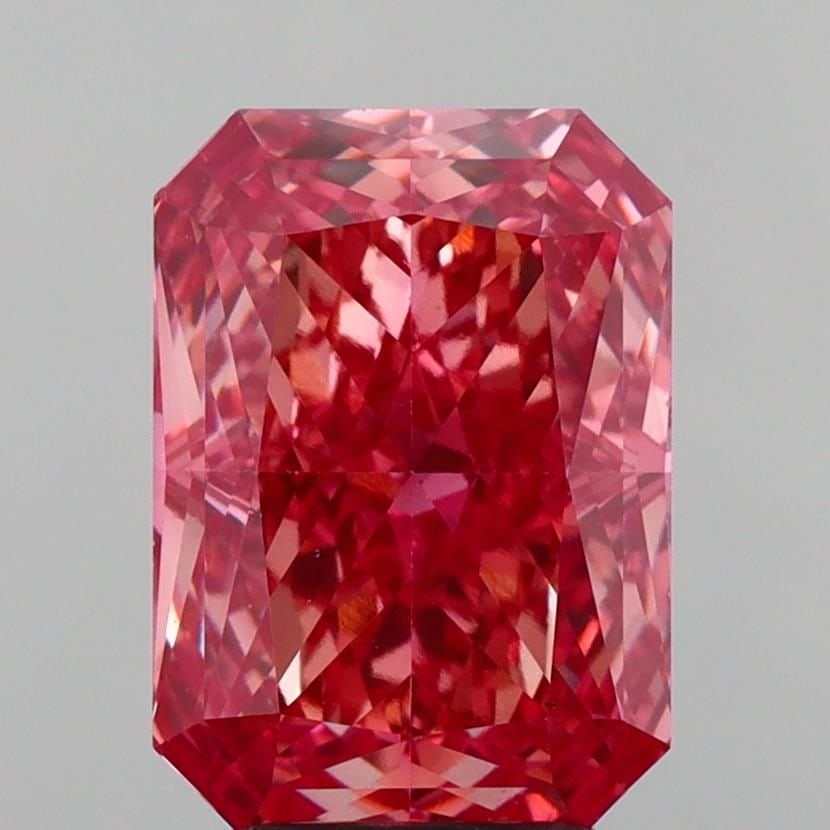 Loose Diamond - RADIANT 3.92ct Fancy Vivid Pink VS1 (1 of 1)