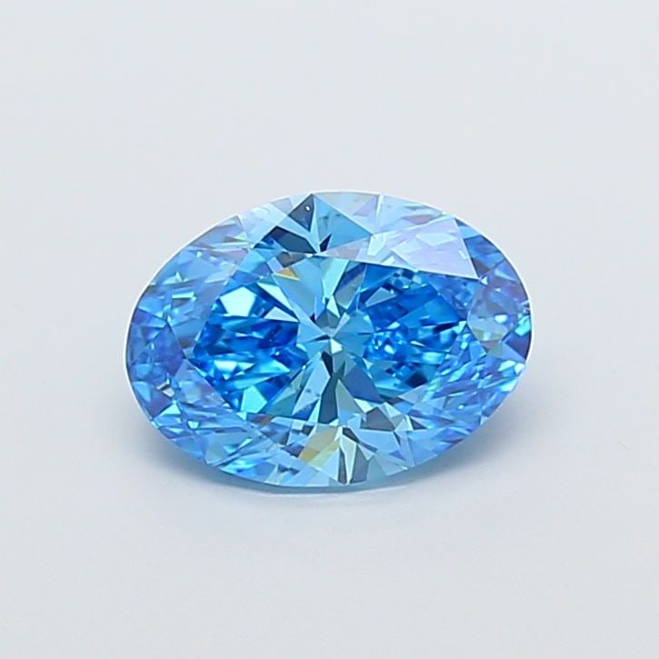 Loose Diamond - OVAL 2.0ct Fancy Vivid Blue VS2