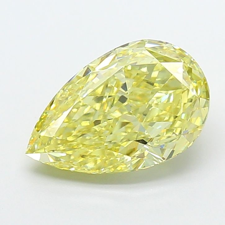 Loose Diamond - PEAR 3.01ct Fancy Intense Yellow VS1