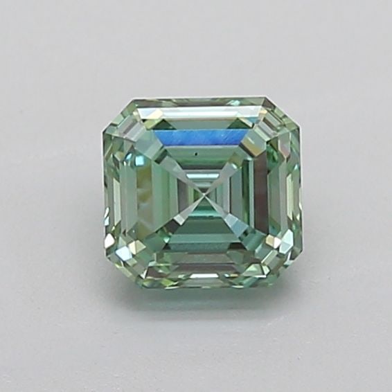 Loose Diamond - ASSCHER 1.22ct Fancy Vivid Green VS1