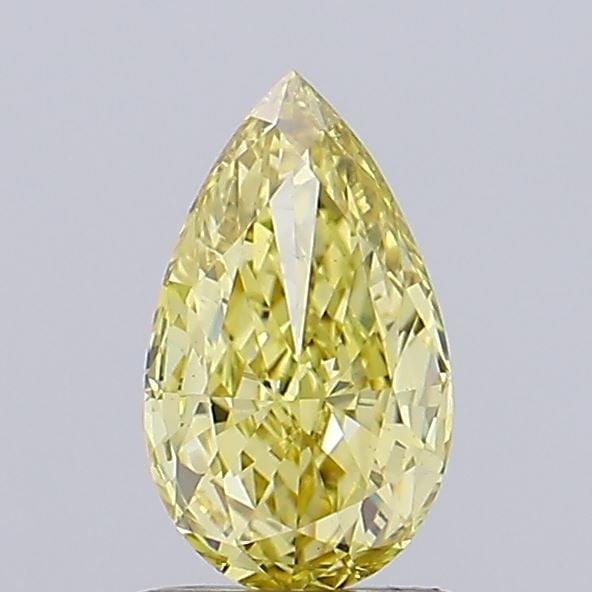 Loose Diamond - PEAR 0.91ct Fancy Intense Yellow VS1