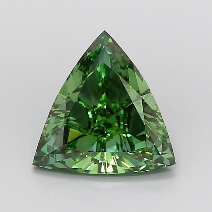 Loose Diamond - TRIANGULAR 2.01ct Fancy Vivid Green VS1