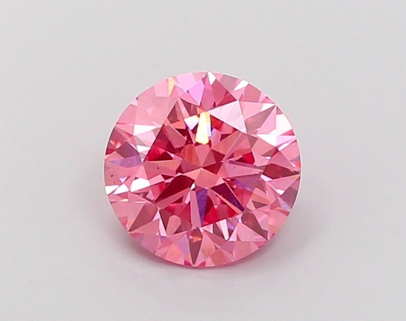 Loose Diamond - ROUND 1.6ct Fancy Vivid Orange VS1