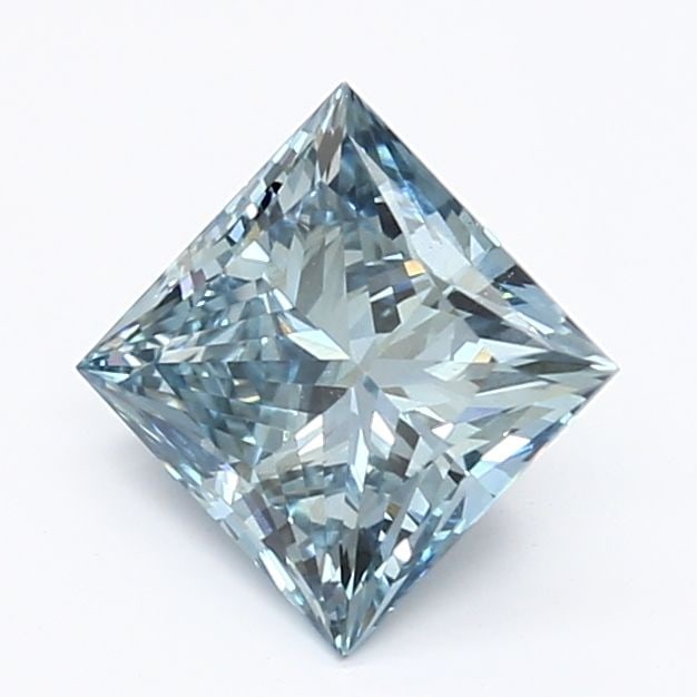 Loose Diamond - PRINCESS 1.2ct Fancy Vivid Blue VS1