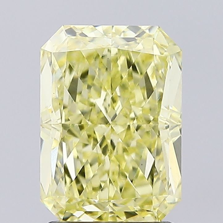Loose Diamond - RADIANT 2.11ct Fancy Intense Yellow VVS2: Loose Diamond - RADIANT 2.11ct Fancy Intense Yellow VVS2 Source: This is a real non-mined Diamond that has been grown in a lab Shape: RADIANT Carats: 2.11 Color: Fancy Intense Yellow Certification: IG