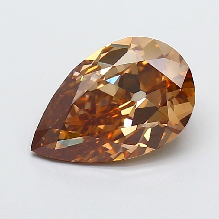 Loose Diamond - PEAR 2.66ct Fancy Brown VVS2