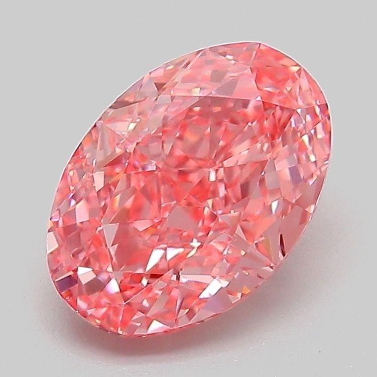 Loose Diamond - OVAL 2.07ct Fancy Vivid Pink VS1