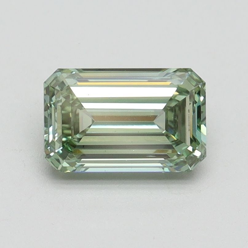 Loose Diamond - EMERALD 1.01ct Fancy Intense Green VS1