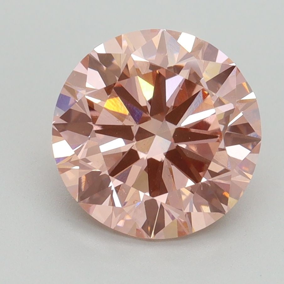 Loose Diamond - ROUND 2.8ct Fancy Intense Pink VS1