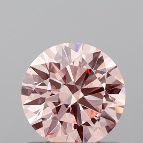 Ideal Loose Diamond - ROUND 0.72ct Fancy Intense Pink VS2
