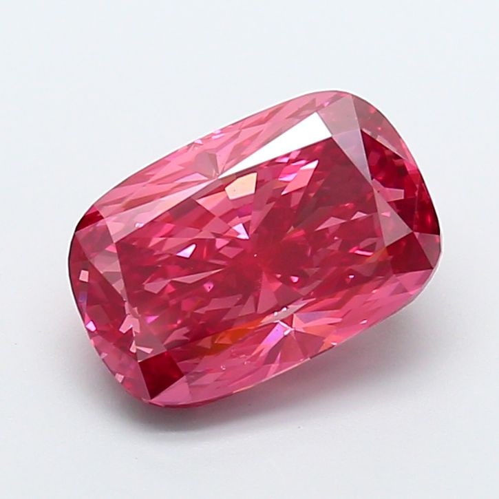 Loose Diamond - CUSHION MODIFIED 5.0ct Fancy Vivid Pink VS2