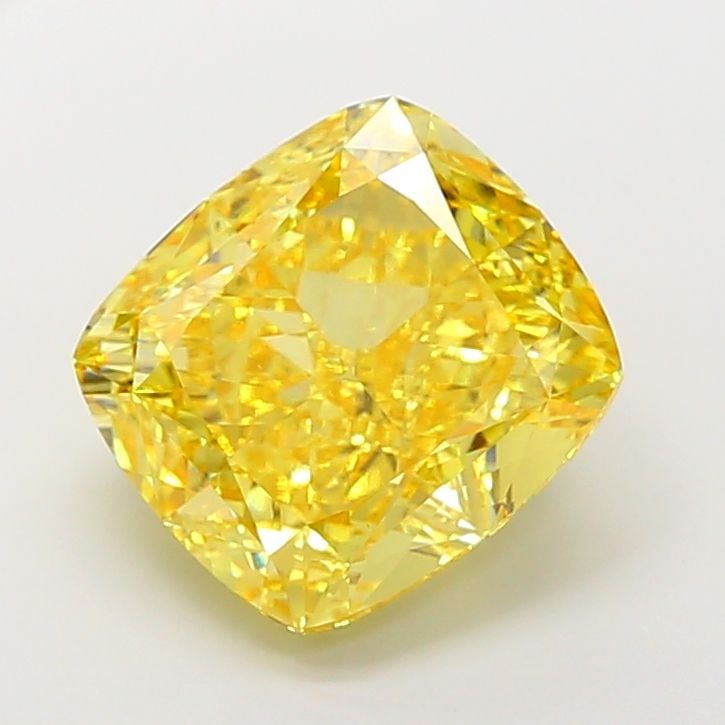 Loose Diamond - CUSHION MODIFIED 10.21ct Fancy Vivid Yellow SI1: Loose Diamond - CUSHION MODIFIED 10.21ct Fancy Vivid Yellow SI1 Source: This is a real non-mined Diamond that has been grown in a lab Shape: CUSHION MODIFIED Carats: 10.21 Color: Fancy Vivid Yellow Ce
